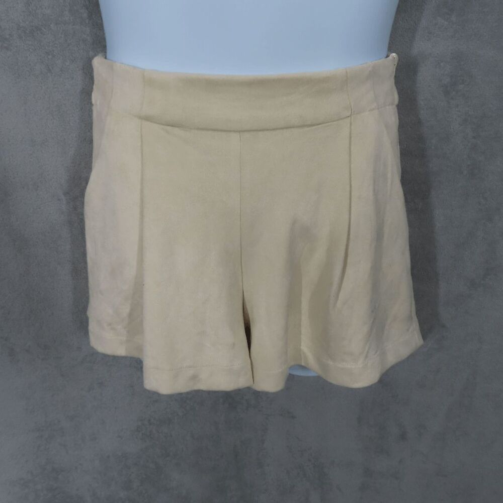 Luminary Faux Suede Tan Shorts Size Medium